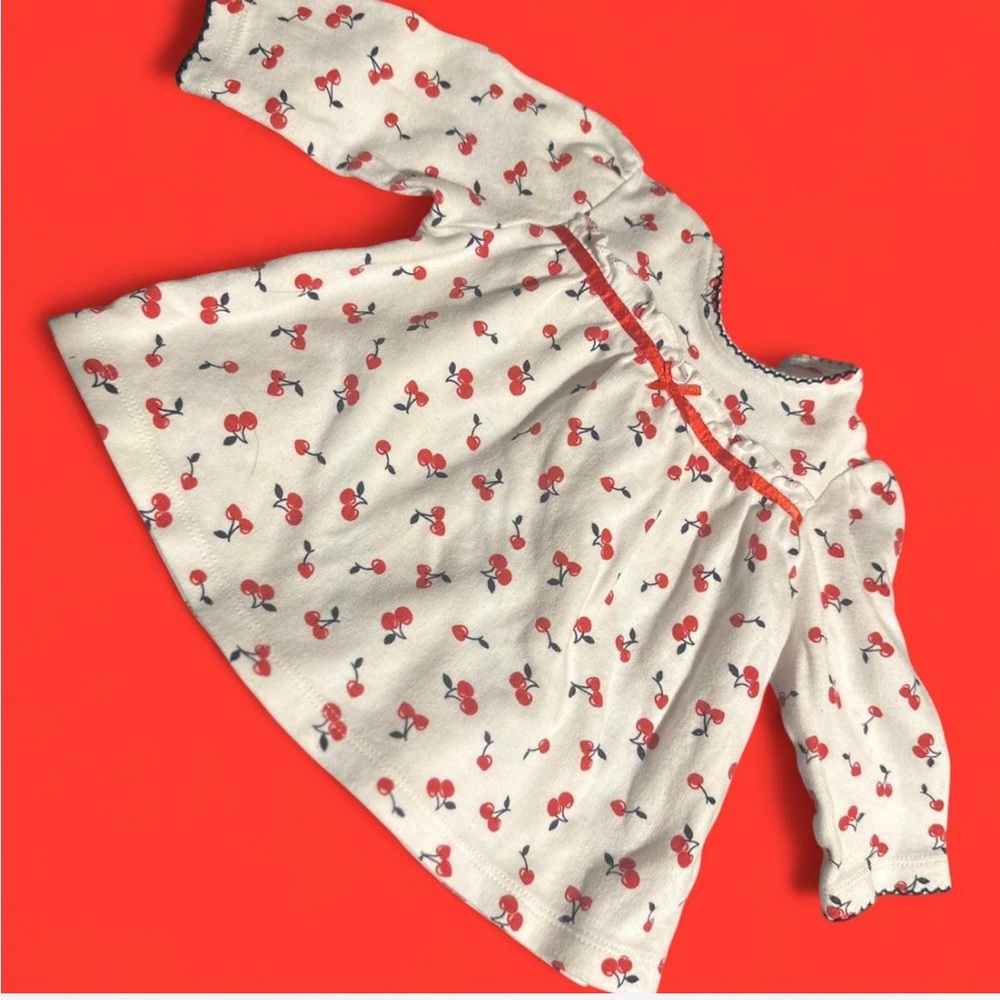 Cherry Print Baby Dress